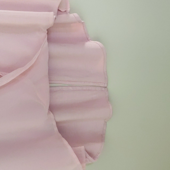 Chadwick's of Boston High Low Pleated Top S Dusty Rose - Picture 6 of 16